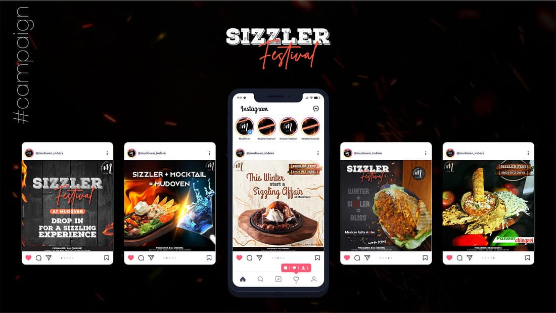 Sizzler Interactive Campaign Social Media Assets Architecture Layout
